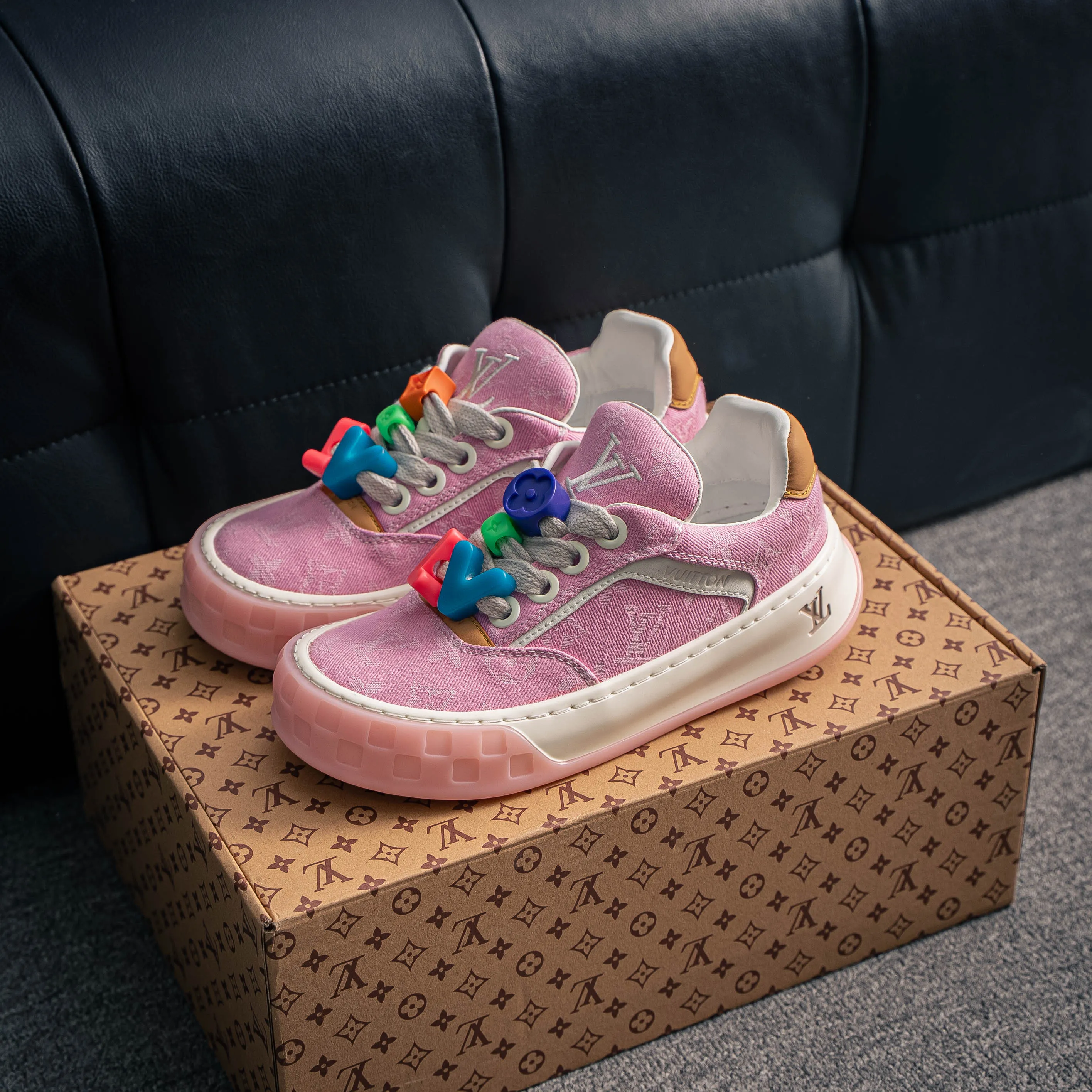 # Premium -- LOUIS VUITTON Tilted Series｜2026 LV Tilted Low Sneakers Series Low-Top Retro